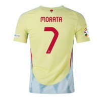 Camiseta España Alvaro Morata #7 Visitante Equipación Eurocopa 2024 manga corta